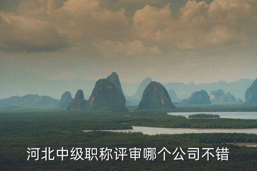 河北中級(jí)職稱評(píng)審哪個(gè)公司不錯(cuò)