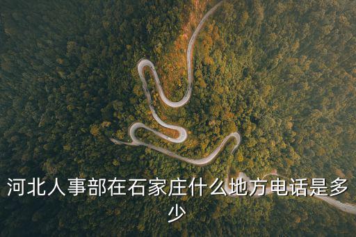 石家莊人事局，石家莊人事局在什么地方