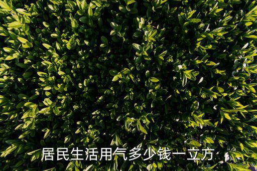 居民天然氣價格，烏魯木齊居民用天然氣價格
