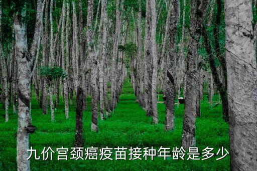九價(jià)宮頸癌，九價(jià)宮頸癌預(yù)防針幾歲可以打有年齡限制嗎