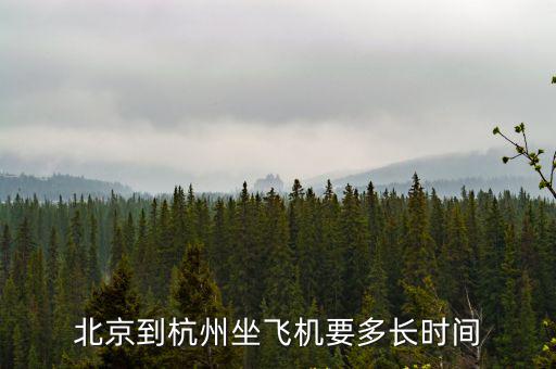 北京到杭州飛機(jī)，誰(shuí)知道從北京到杭州的飛機(jī)要飛多久謝謝