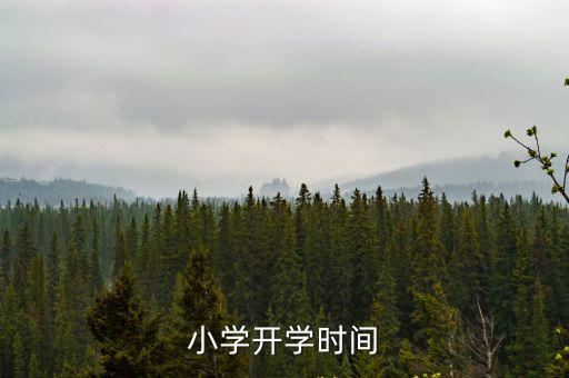 中小學生開學時間，全國小學 開學時間
