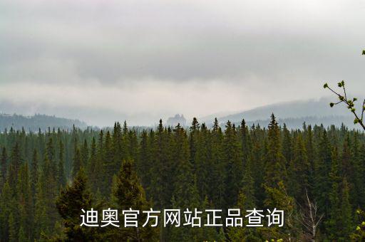 迪奧官方網站正品查詢