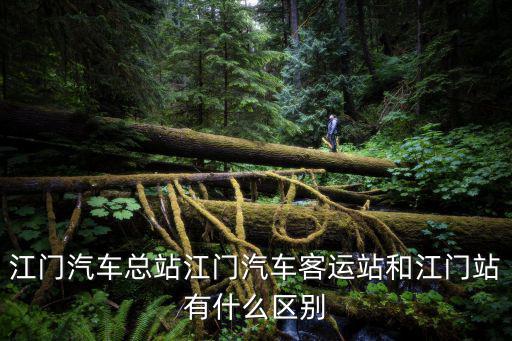 江門汽車站，江門新車站就是江門汽車總站嗎