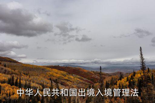 出境入境管理法，出入境管理法