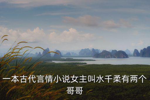 一本古代言情小說女主叫水千柔有兩個(gè)哥哥