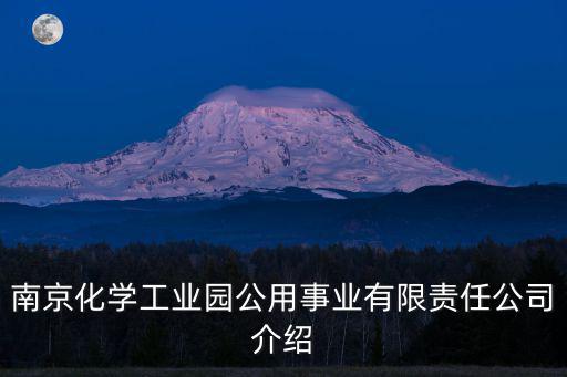 南京化學(xué)工業(yè)園公用事業(yè)有限責(zé)任公司介紹