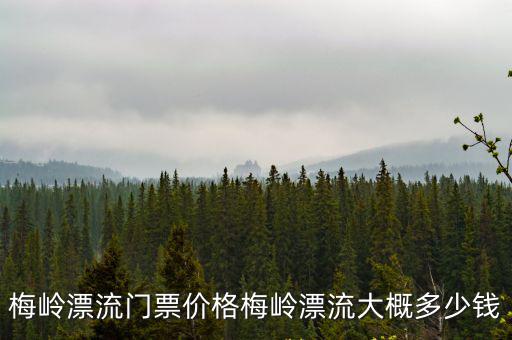 梅嶺漂流，梅嶺漂流門票價格梅嶺漂流大概多少錢