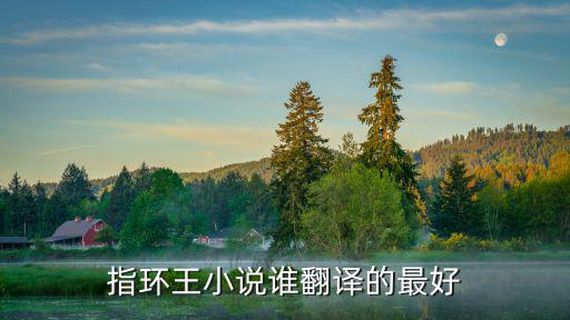 朱學恒，指環(huán)王小說誰翻譯的最好