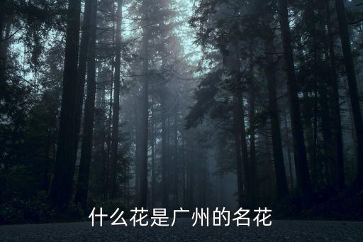 什么花是廣州的名花