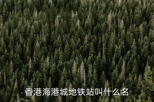 海港城攻略，香港海港城地鐵站叫什么名