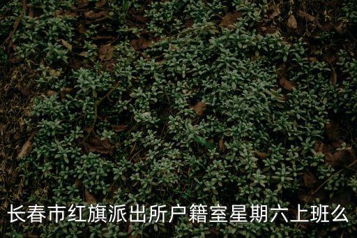 長(zhǎng)春市紅旗派出所戶籍室星期六上班么
