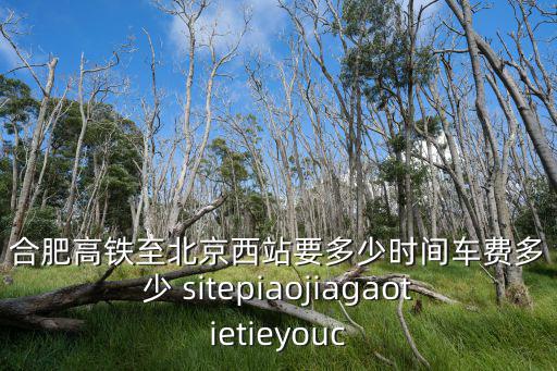 合肥高鐵至北京西站要多少時(shí)間車費(fèi)多少 sitepiaojiagaotietieyouc
