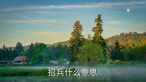 招兵，征兵與招兵有什么區(qū)別