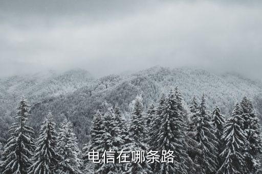 電信在哪條路