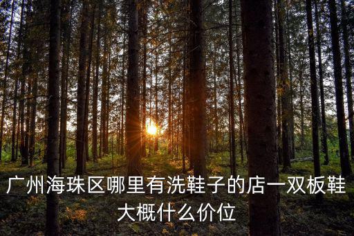 廣州海珠區哪里有洗鞋子的店一雙板鞋大概什么價位