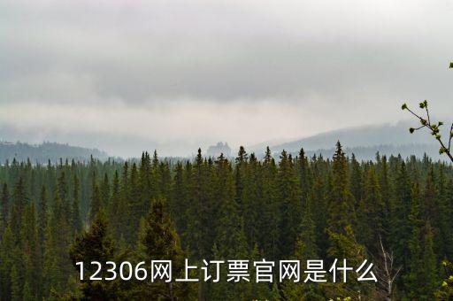 12306網上訂票官網是什么