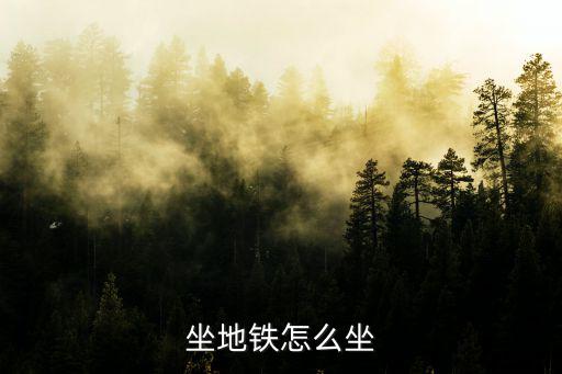 坐地鐵怎么坐