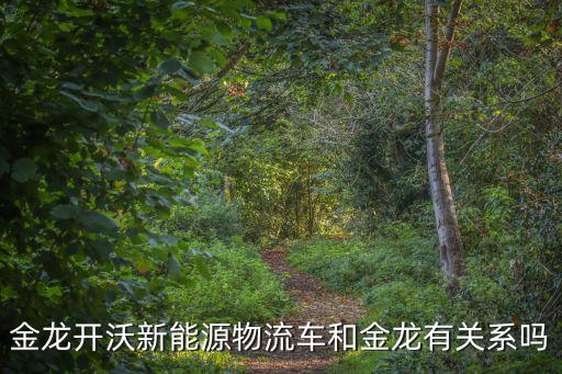 金龍開沃新能源物流車和金龍有關系嗎