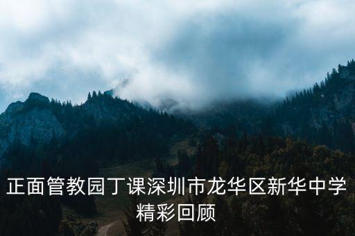 深圳市新華中學，請幫我查一下深圳新華中學是正規學校嗎