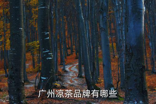 廣州涼茶品牌有哪些