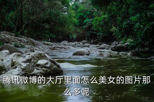 騰訊微博的大廳里面怎么美女的圖片那么多呢