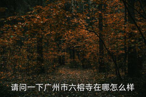 廣州六榕寺，六榕寺在哪里