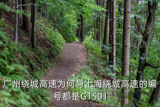 廣州繞城高速為何與上海繞城高速的編號都是G1501