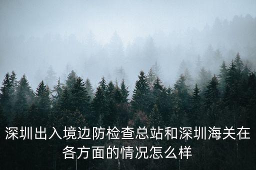 深圳出入境邊防檢查總站，公務(wù)員深圳出入境邊防檢查總站待遇怎么樣