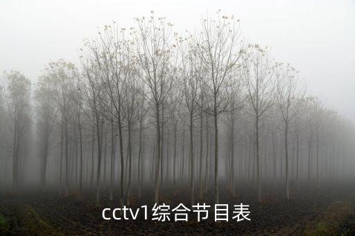 cctv1綜合節(jié)目表