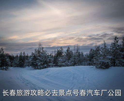 長春旅游攻略必去景點號春汽車廠公園