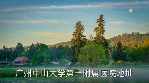 廣州中山大學(xué)第一附屬醫(yī)院地址