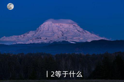 丨2等于什么