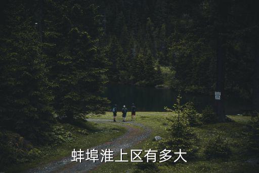 蚌埠淮上區(qū)有多大