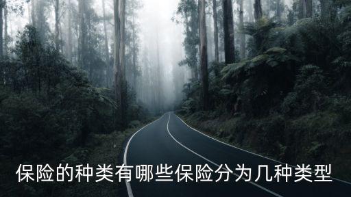 保險的種類有哪些保險分為幾種類型