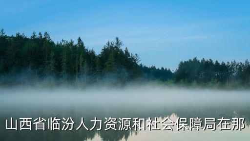 山西省臨汾人力資源和社會保障局在那