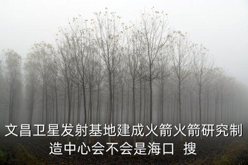 文昌衛星發射基地建成火箭火箭研究制造中心會不會是海口  搜