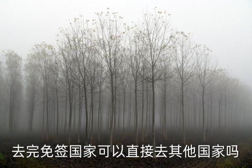 去完免簽國(guó)家可以直接去其他國(guó)家嗎