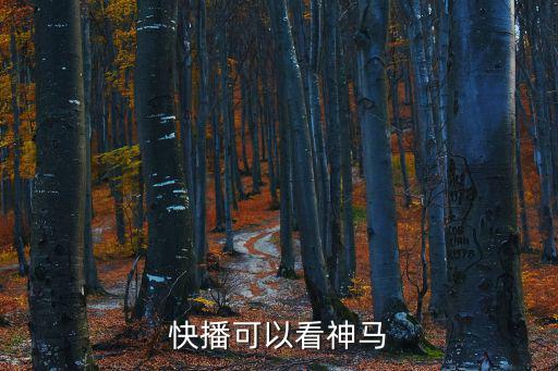 快播可以看神馬