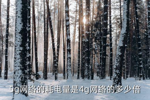 5g網(wǎng)絡的耗電量是4g網(wǎng)絡的多少倍