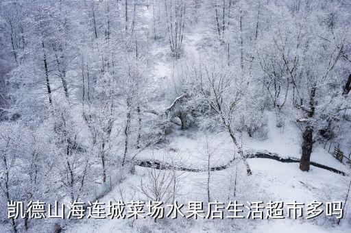 凱德山海連城菜場水果店生活超市多嗎