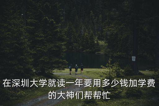 深圳大學(xué)學(xué)費，深圳大學(xué)學(xué)費多少