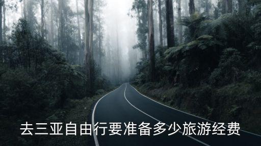 去三亞自由行要準備多少旅游經費