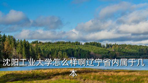沈陽工業(yè)大學(xué)怎么樣啊遼寧省內(nèi)屬于幾本