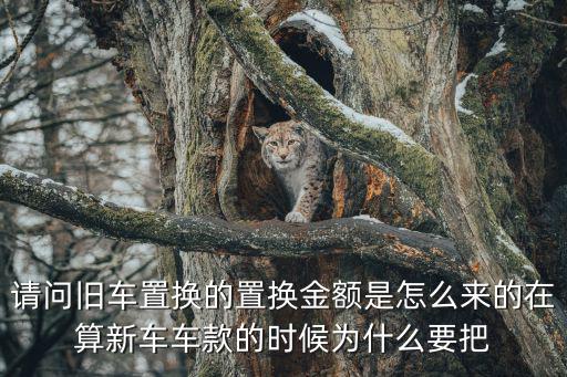 請問舊車置換的置換金額是怎么來的在算新車車款的時候為什么要把