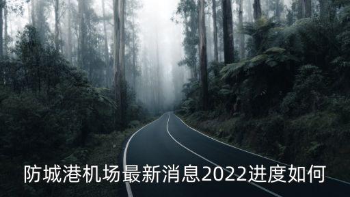 防城港機場最新消息2022進度如何