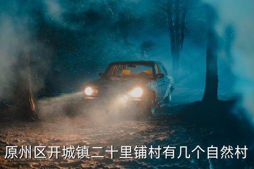 原州區開城鎮二十里鋪村有幾個自然村