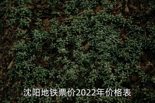 沈陽地鐵票價(jià)，沈陽地鐵全程票價(jià)是多少