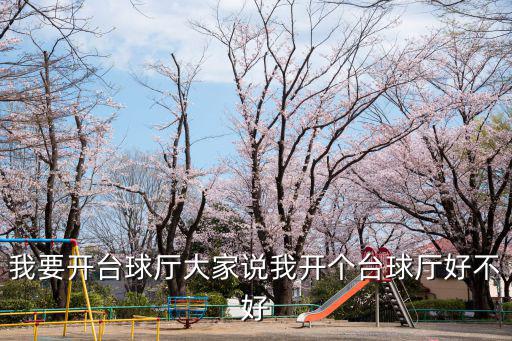 我要開(kāi)臺(tái)球廳大家說(shuō)我開(kāi)個(gè)臺(tái)球廳好不好