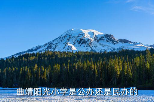 曲靖陽光小學是公辦還是民辦的
